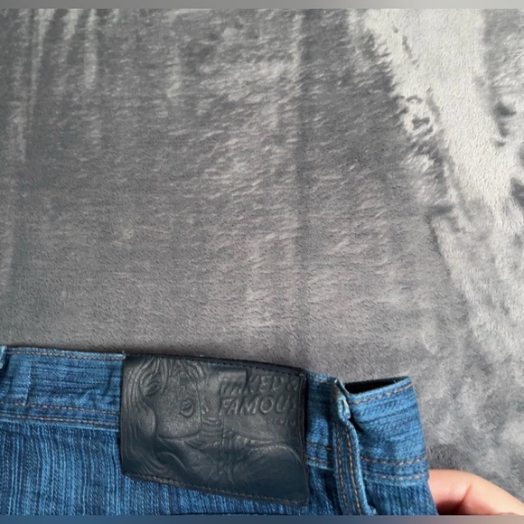 Naked & Famous Jeans Mens 34 Blue Selvedge Denim Weird Guy Big Slub Japan - Picture 13 of 14